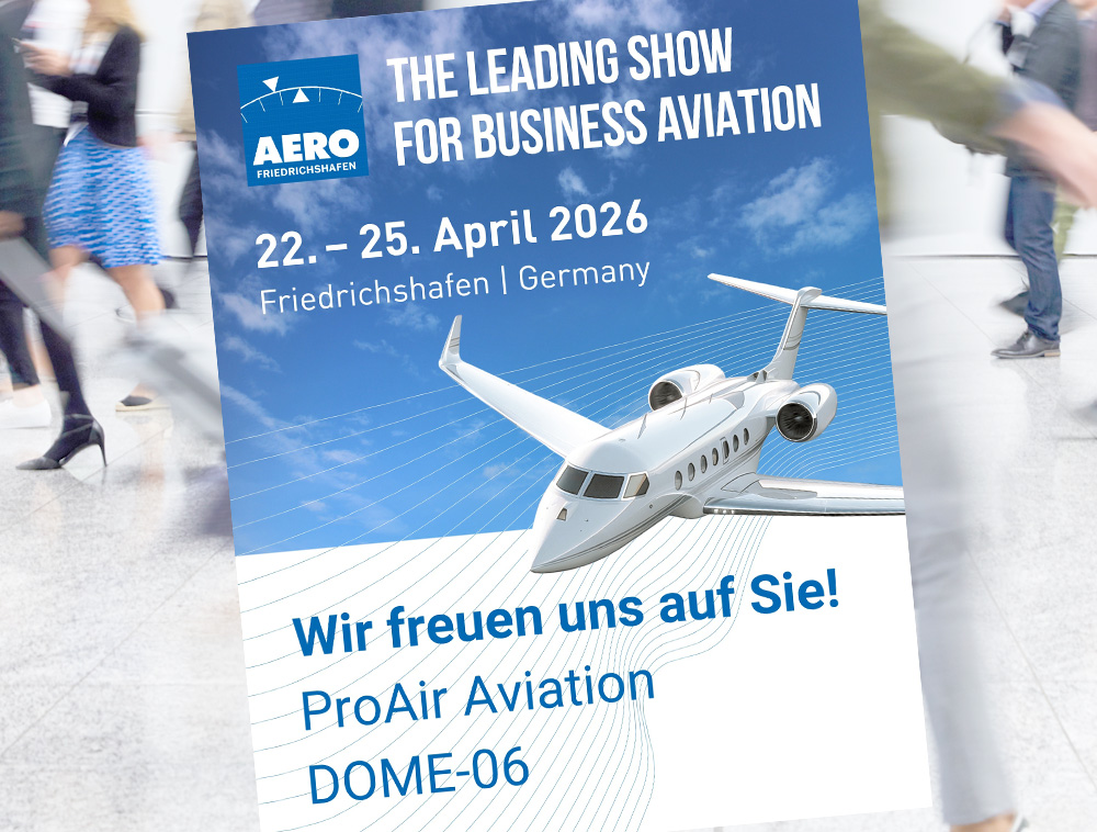 Treffen Sie ProAir auf der AERO Friedrichshafen 2026