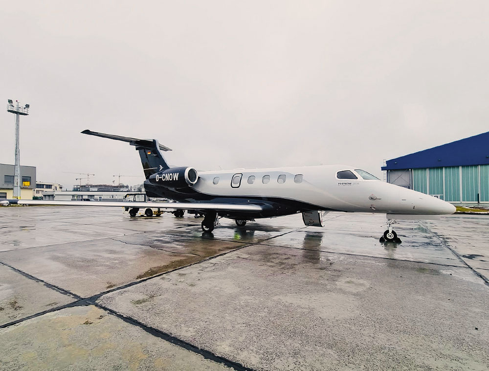 Einflottung Embraer Phenom 300E bei ProAir Aviation | ProAir Group ProAir Aviation erweitert Flotte um weiteren fabrikneuen Privatjet Embraer Phenom 3000E